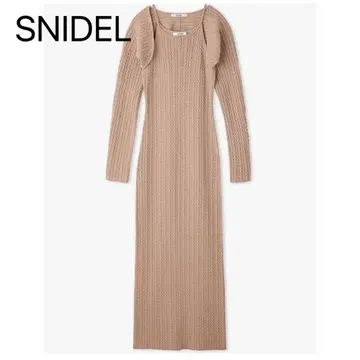 SNIDEL 가디건 세트 아메슬리 니트 원피스