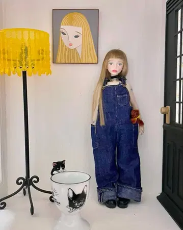 검은 고양이 가챠 브라이스 리카짱 체리짱 인형의 집