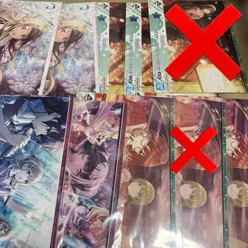 아이돌마스터 샤이니 컬러즈 제일복권 클리어 포스터 8장 세트