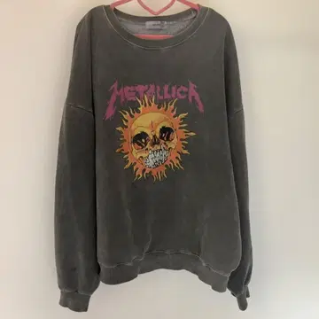 METALLICA 스컬 태양 그레이 트레이닝복