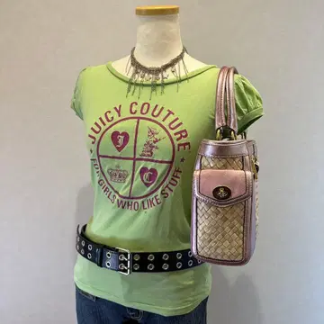 Juicy Couture archive puff sleeve Tshirt