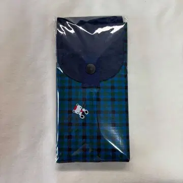 familiar 에코백 슈파트 M 파랑 그린 체크 familiar
