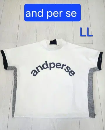 and per se 앤퍼시 LL 모크넥 셔츠 빅사이즈 골프