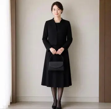 새상품 SORITEAL 블랙 포멀 앙상블풍 원피스 예복