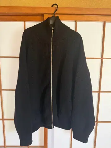 stein Oversized Drivers Knit Zip Jacket