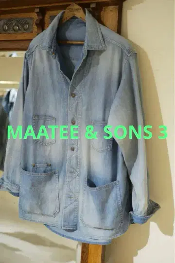 MAATEE&SONS DENIM SHIRTS COVERALL 3