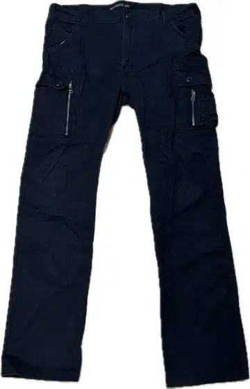 ALPHA INDUSTRIES 카고 팬츠 얇은 소재 블랙 빅 사이즈