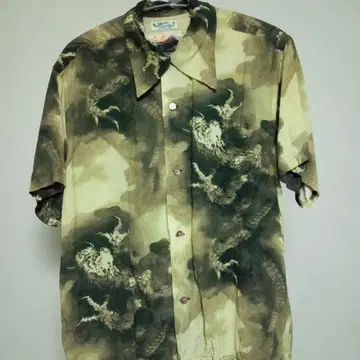 동양 엔터프라이즈 SUN SURF 하와이안 셔츠 호쿠사이 사이즈 M