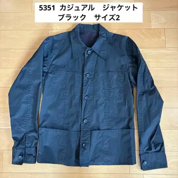 5351 캐주얼 자켓 블랙 사이즈 2