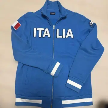 Kappa 카파 ITALIA 더블 지퍼 맨투맨 하이넥