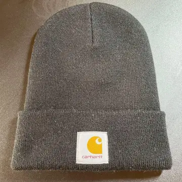 Carhartt 그레이 니트 모자