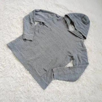 백넘버 WASHIDENIM 풀오버 후드티 그레이 XL