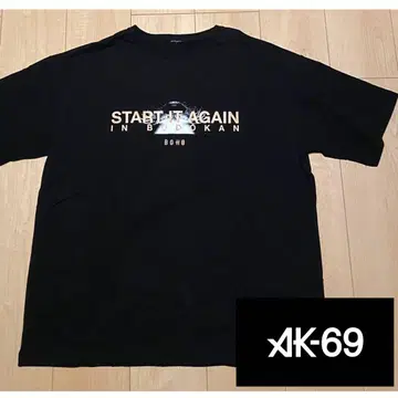 AK-69 START AGAIN 무도관 라이브 티셔츠