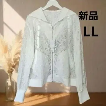 세일 [택 포함 새상품] 빅 사이즈 LL 레이스 후드티 점퍼 손가락 구멍 포함