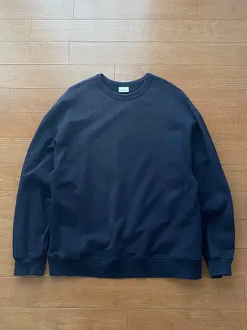 DRIES VAN NOTEN 오버 사이즈 맨투맨 네이비