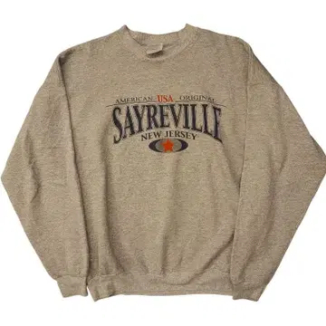 90s Hanes 헤인즈 SAYREVILLE 칼리지풍 맨투맨