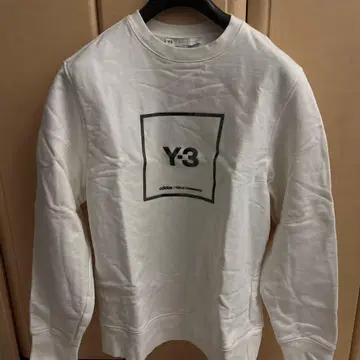 Y-3 화이트 맨투맨 트레이닝복