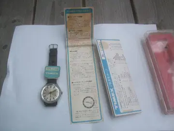 TIMEX 수동 와인딩 시계 실버/블랙 미사용
