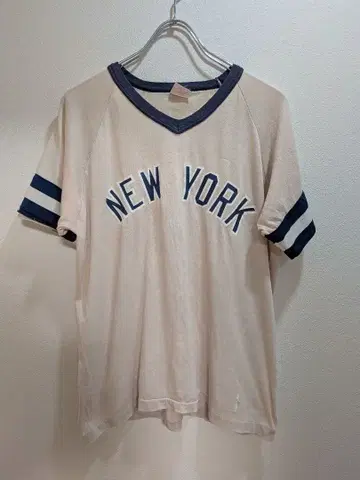 Rawlings NEW YORK 티셔츠 80s 90s 싱글 스티치