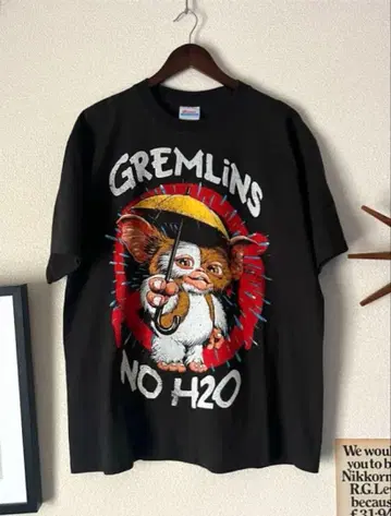GREMLINS 기즈모 T셔츠 Hanes 바디 XL