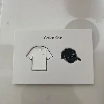 Calvin Klein 티셔츠 캡 핀 배지 세트 BTS 정국 착용
