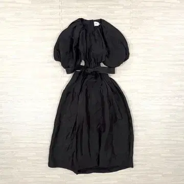 새상품급*Aje. 컷 아웃 미디 원피스 블랙 XL 원피스