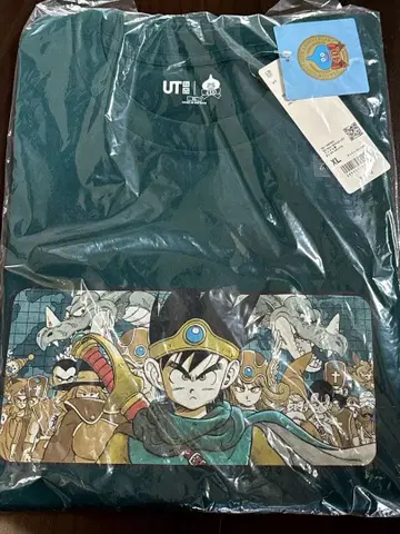 XL 사이즈 드래곤 퀘스트 3 T셔츠