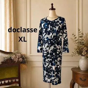 95 새상품급 빅 사이즈 doclasse 플라워 원피스