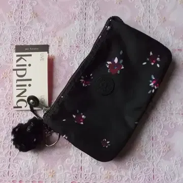 키플링 kipling 지갑 파우치 복슬복슬 고릴라 NIGHT FLOWER
