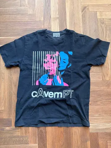 cAvemPT 컬러풀 T셔츠 M 사이즈 블랙