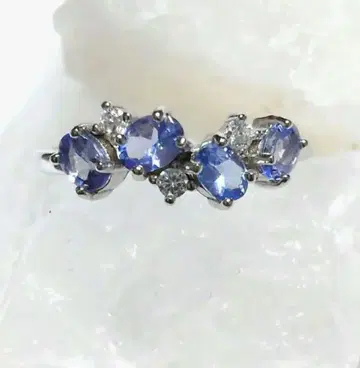 탄자나이트 반지 Silver925 새상품 미사용 지르코니아