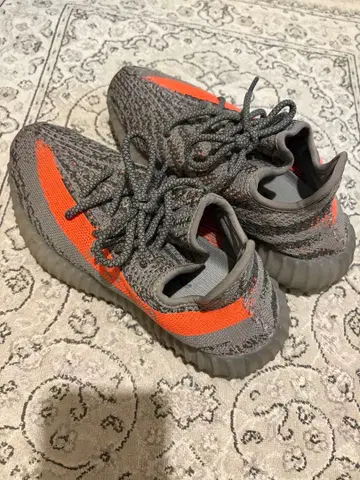 Yeezy Boost 350 그레이/오렌지