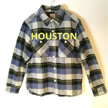 HOUSTON 휴스턴 체크 셔츠 M 긴팔 워크 셔츠 아메카지