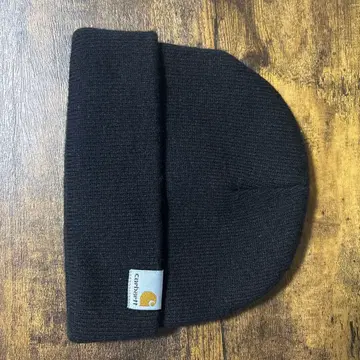 Carhartt 블랙 니트 모자