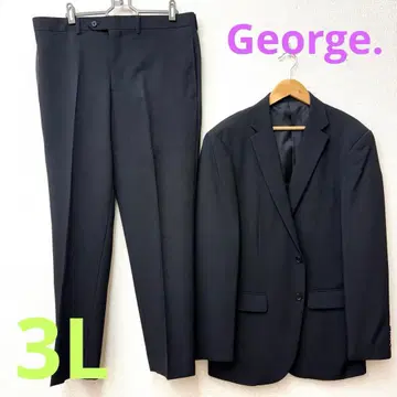 [새상품급] George. 남성용 수트 셋업 3L 블랙 백 오픈
