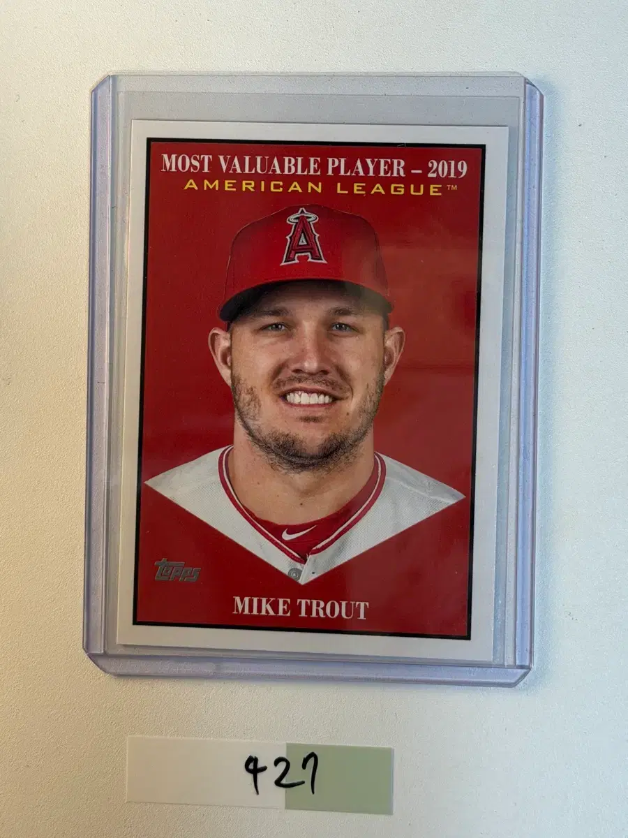 마이크 트라웃 Topps MLB 야구카드