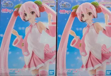 벚꽃 미쿠 BANPRESTO EVOLVE 피규어 2개 세트 하츠네 미쿠
