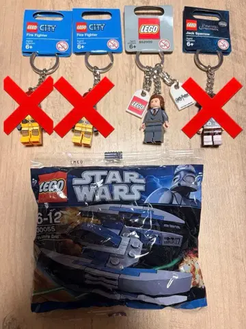 LEGO 키링 + 스타 워즈 세트