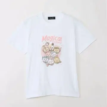 치이카와 마법소녀 치이카와 T셔츠 Magical Chiikawa 화이트