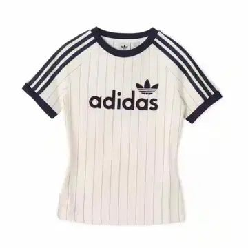 adidas 스트라이프 반팔 T셔츠 M 사이즈