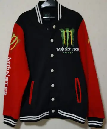 monster energy 몬에나 바시티 자켓 자켓 XL 프린트