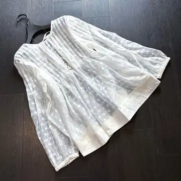 새상품 스콧 클럽 Ample 시어 플리츠 디자인 풀오버 야마다야