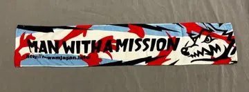 MAN WITH A MISSION 금붕어 패턴 머플러 타월