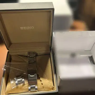 SEIKO 자동 와인딩 손목시계 스테인리스 팔찌 SBDC101