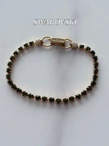 SWAROVSKI 그린 이터니티 팔찌