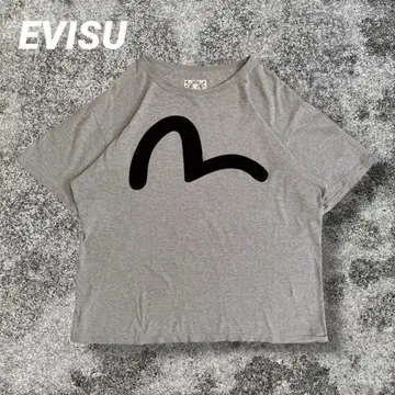 EVISU 에비수 T셔츠 갈매기 그레이 새상품급 빅 XL 42