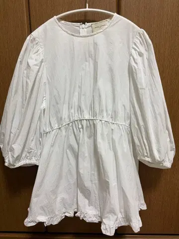 유나이티드 애로우즈 프릴 블라우스 화이트