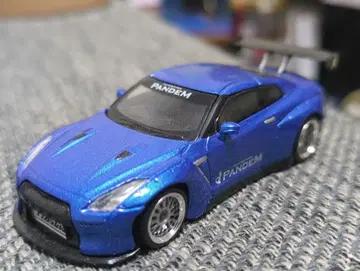 PANDEM GT-R 미니카 1/64 파랑