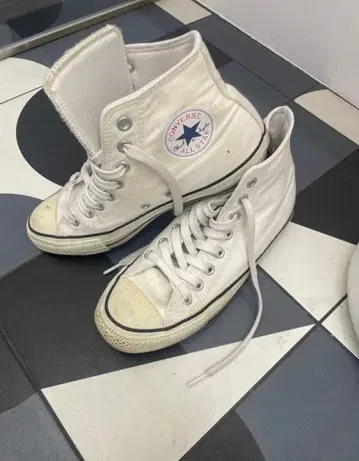 새상품 컨버스 에딕트 척테일러 캔버스 하이 화이트
