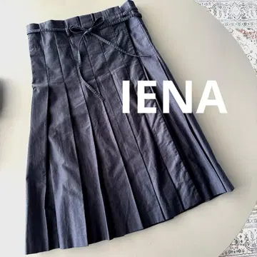 IENA 랩 플리츠 스커트 리본 포함
